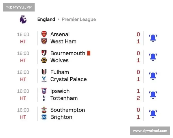 英超最近的直播赛事;最近英超的比分结果